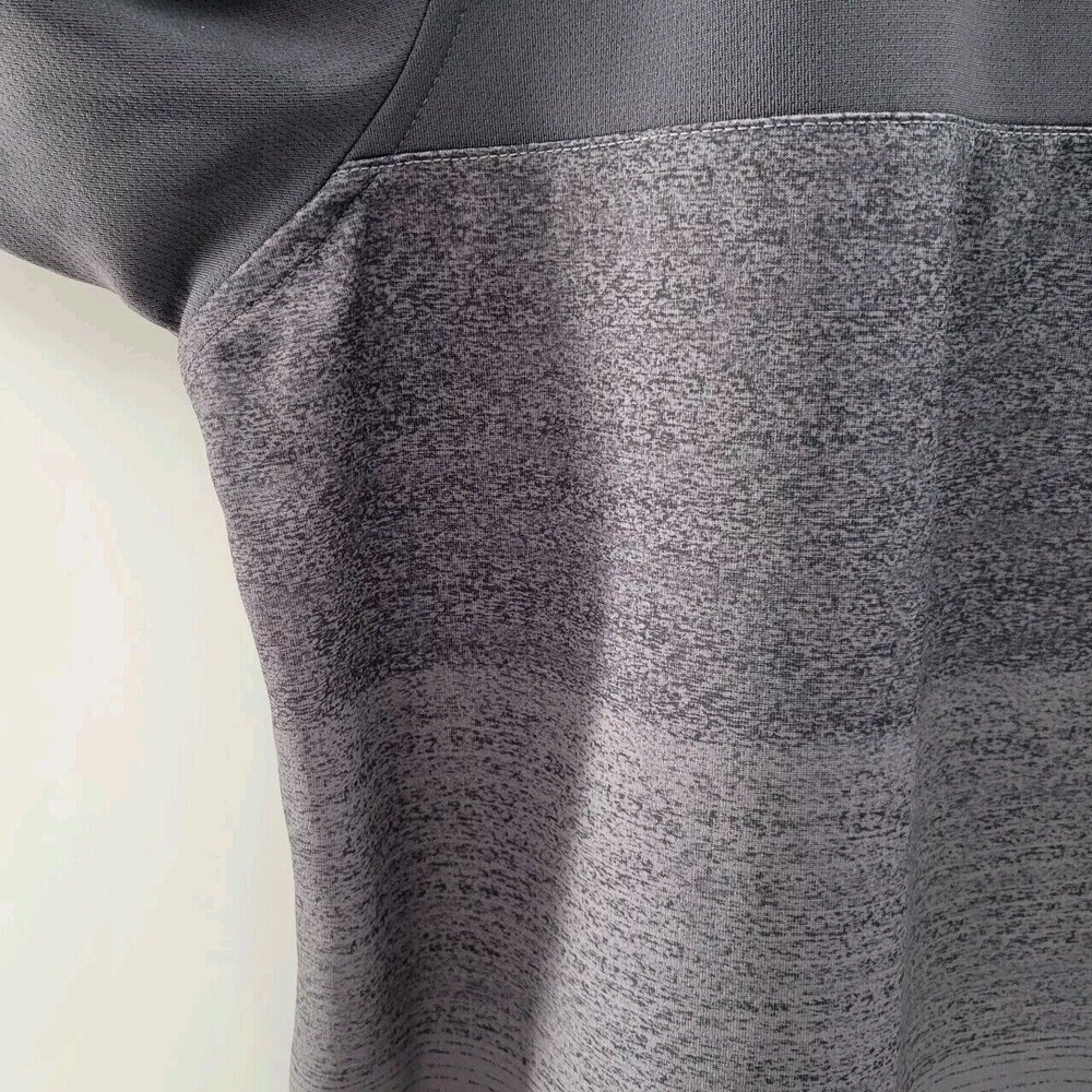Pebble Beach Performance Mens XXL Polo Shirt Grey Heathered Stripe Golf Top NWT - Picture 6 of 10